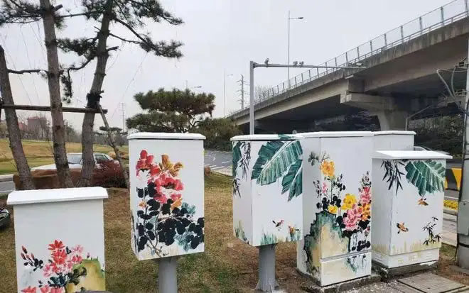 街頭配電箱變身“藝術(shù)品”，成為一道靚麗風(fēng)景線